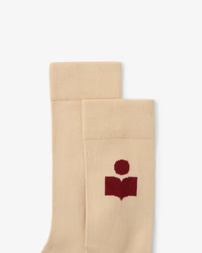 Isabel Marant Siloki Socks In Nude