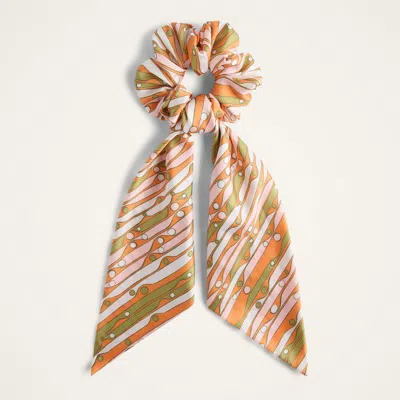 La Doublej Bow Scrunchie In Pattern