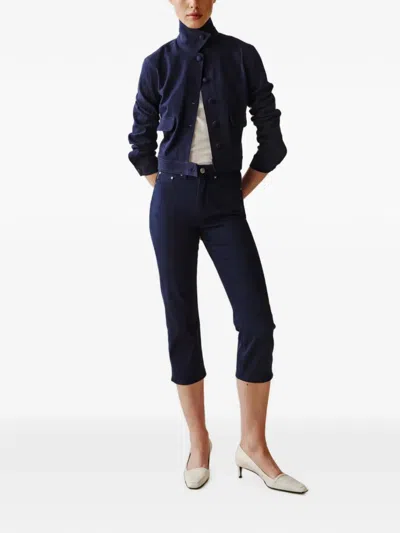 Dl1961 Button Denim Jacket In Blue