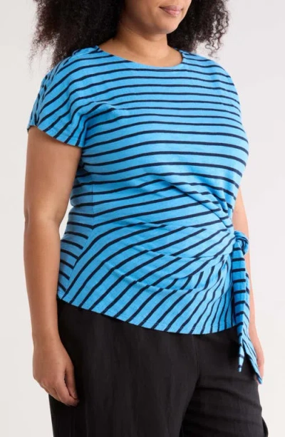 Caslonr Caslon(r) Drop Shoulder Tie Front Top In Multi