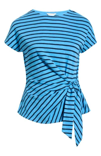Caslonr Caslon(r) Drop Shoulder Tie Front Top In Multi