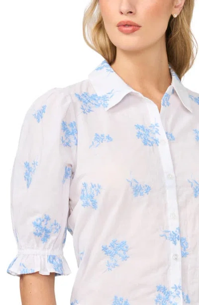 Halogenr Halogen(r) Puff Sleeve Top In Multi