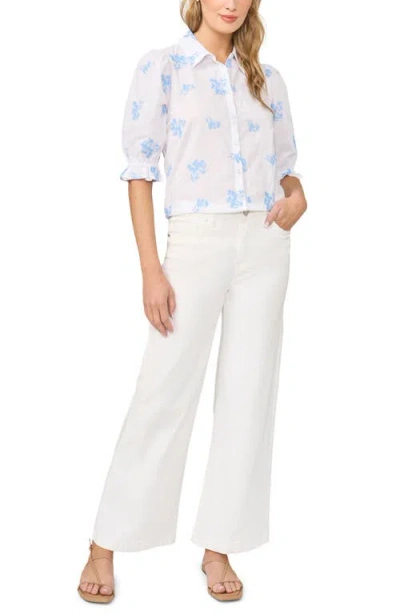 Halogenr Halogen(r) Puff Sleeve Top In Multi