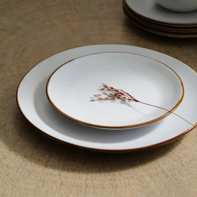 Stone Lain Brasa Stoneware 16-piece Dinnerware Set In White