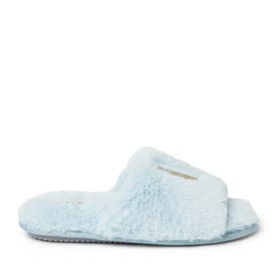 Dearfoams Lane Bridal Womens Memory Foam Slip-on Slippers In Blue