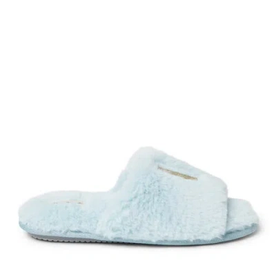 Dearfoams Lane Bridal Womens Memory Foam Slip-on Slippers In Blue