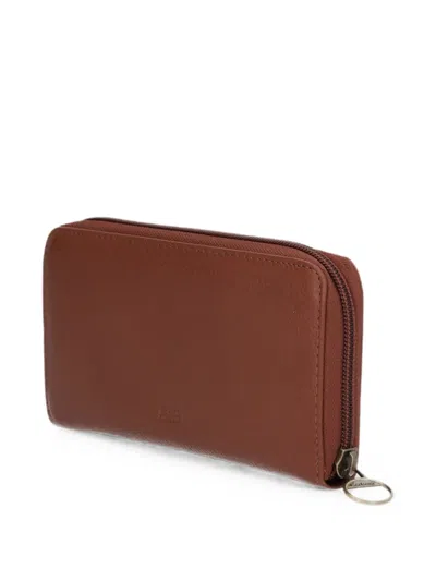Barbour Leather Wallet In Brown