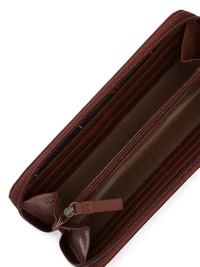 Barbour Leather Wallet In Brown