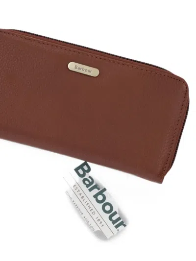 Barbour Leather Wallet In Brown