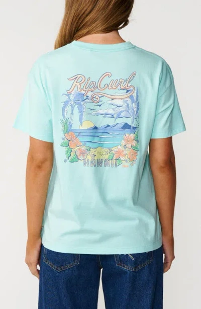 Rip Curl Relaxed Fit Graphic T-shirt In Black
