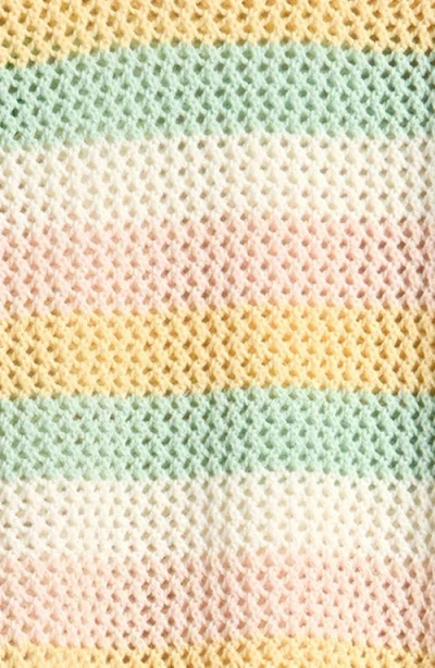 Freshman Kids' Open Knit Pullover Sweater In Multi