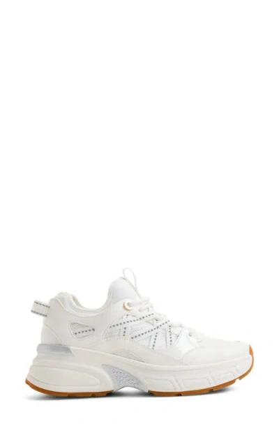 Aldo Haddey Platform Sneaker In White