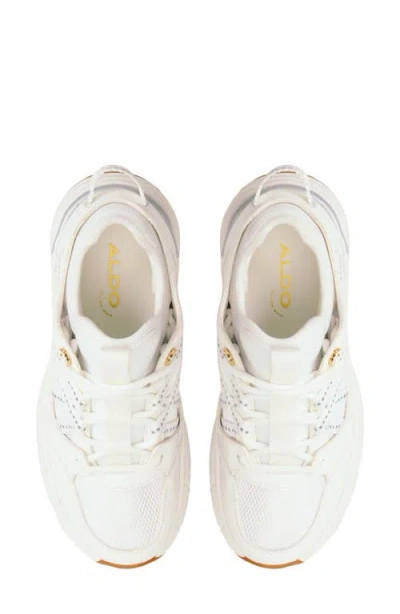 Aldo Haddey Platform Sneaker In White