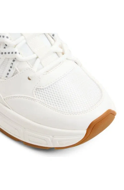 Aldo Haddey Platform Sneaker In White