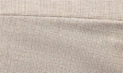 Vince Icon Relaxed Fit Tan Microcheck Wool Suit In Multi