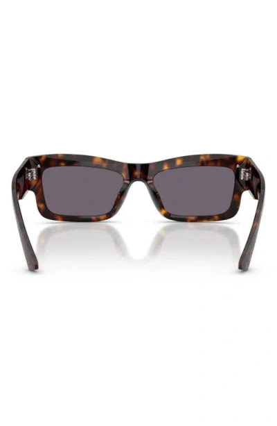 Jimmy Choo 53mm Rectangular Sunglasses In Blue
