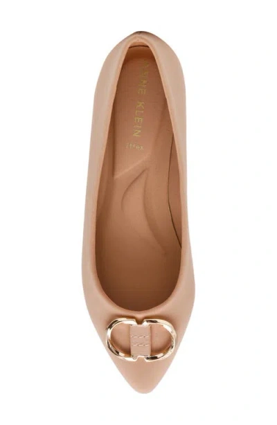 Anne Klein Oswego Pointed Toe Flat In Multi