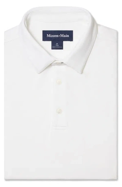Mizzen + Main Mizzen+main Kent Solid Polo In White