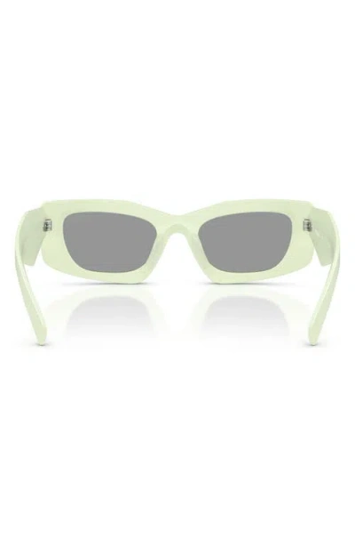 Prada 51mm Rectangular Sunglasses In Orange
