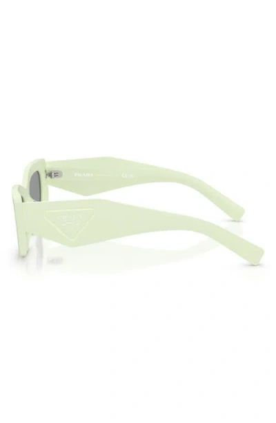 Prada 51mm Rectangular Sunglasses In Orange