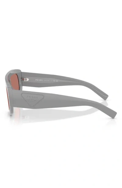 Prada Eyewear Geometric Frame Sunglasses In Pink