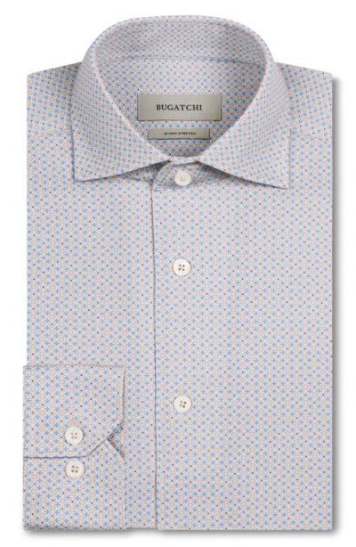 Bugatchi Devon Ooohcotton® Button-up Shirt In Blue