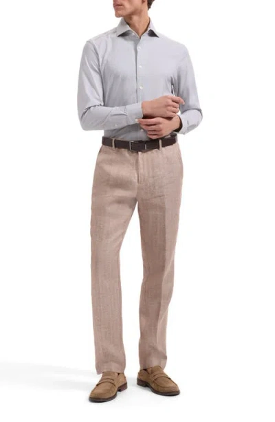 Bugatchi Devon Ooohcotton® Button-up Shirt In Blue