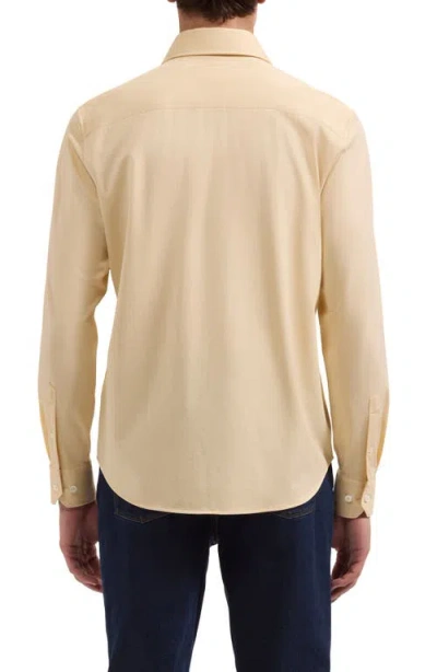 Bugatchi Devon Ooohcotton® Button-up Shirt In Orange
