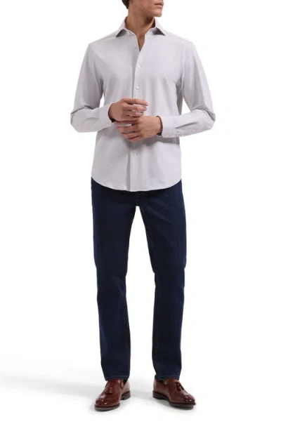 Bugatchi Devon Ooohcotton® Button-up Shirt In Neutral