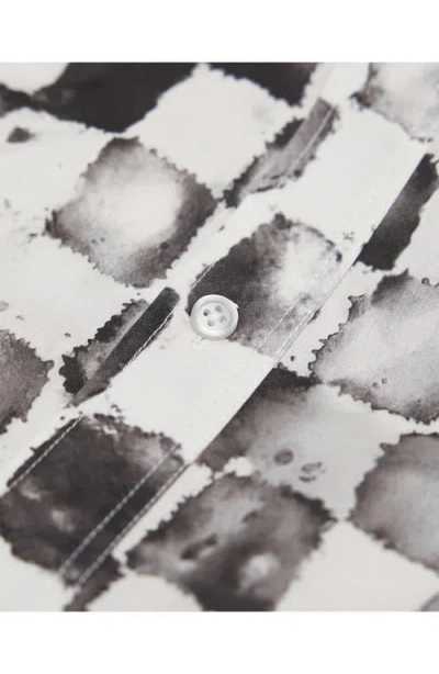 Represent Pool Side Checkerboard-print Shirt In White