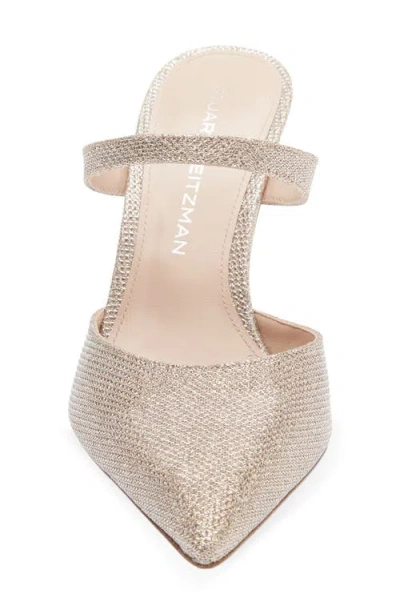 Stuart Weitzman Power Mule 85 Pump In Gray