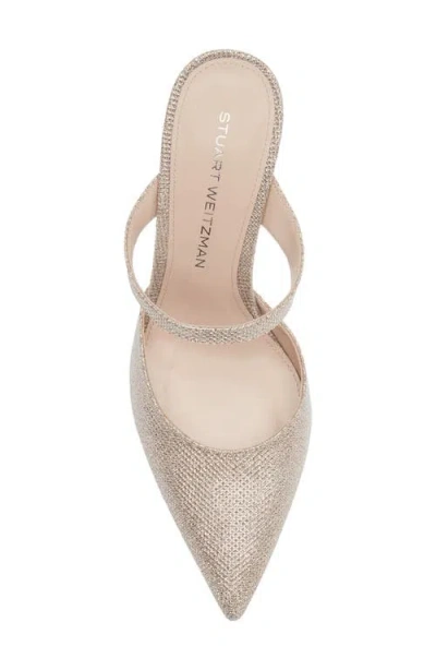 Stuart Weitzman Power Mule 85 Pump In Gray