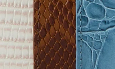 Brahmin 'ady' Croc Embossed Continental Wallet In Multi