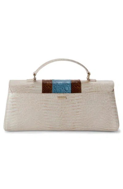 Brahmin Dayan Embossed Leather Shoulder Bag In Multi