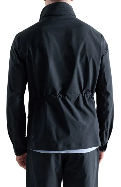 Mango Water Repellent Thermolite Jacket In Blue