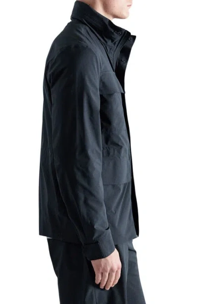Mango Water Repellent Thermolite Jacket In Blue