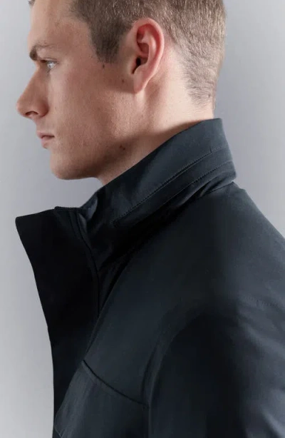 Mango Water Repellent Thermolite Jacket In Blue