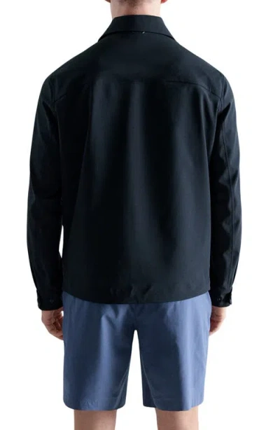 Mango Water Repellent Jacket In Blue