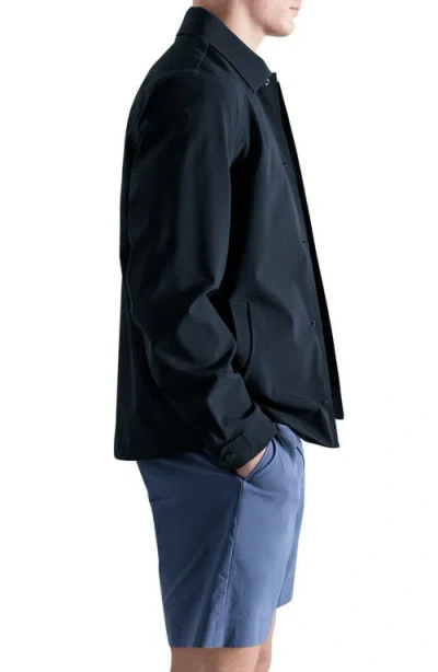 Mango Water Repellent Jacket In Blue