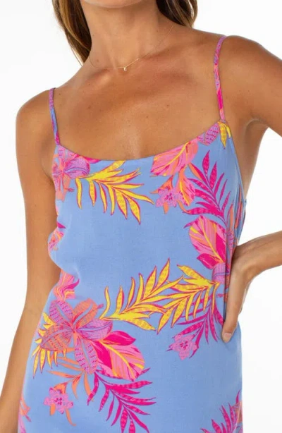 Roxy Skylar Tie Back Maxi Sundress In Blue