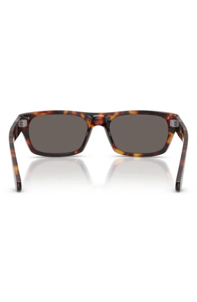 Persol 58mm Rectangular Sunglasses In Multi
