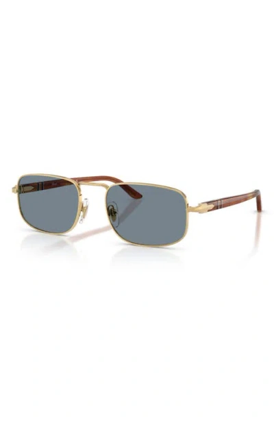 Persol Rectangle-frame Sunglasses In Gold
