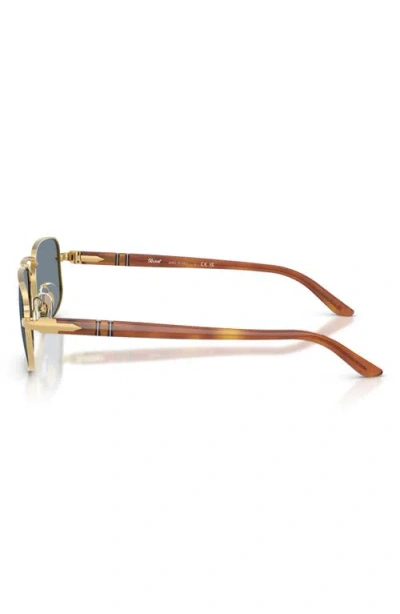 Persol Rectangle-frame Sunglasses In Gold