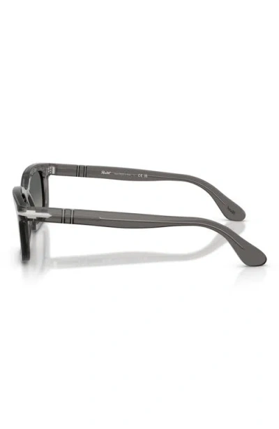 Persol 53mm Rectangular Sunglasses In Gray
