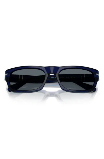 Persol 55mm Rectangular Sunglasses In Purple