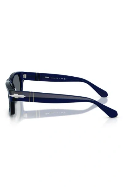 Persol 55mm Rectangular Sunglasses In Purple