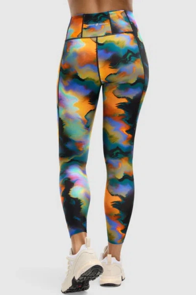 Peloton Printed Paceform Laser Perforated Legging In Multi