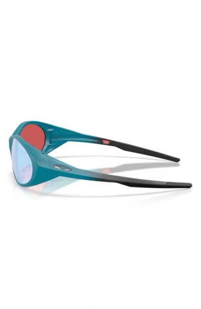 Oakley Eyejacket Redux 58mm Rectangular Sunglasses In Blue