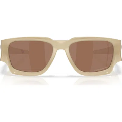 Oakley Instagator 58mm Polarized Rectangular Sunglasses In Brown