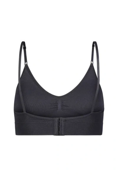 Brabar Everyday Bra With Back Closure In Blue